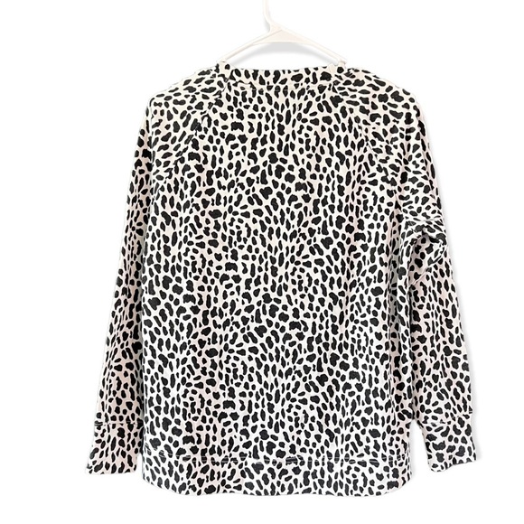 Lou & Grey for Loft Women's Cheetah Print Terry Sweatshirt - S - Picture 5 of 6